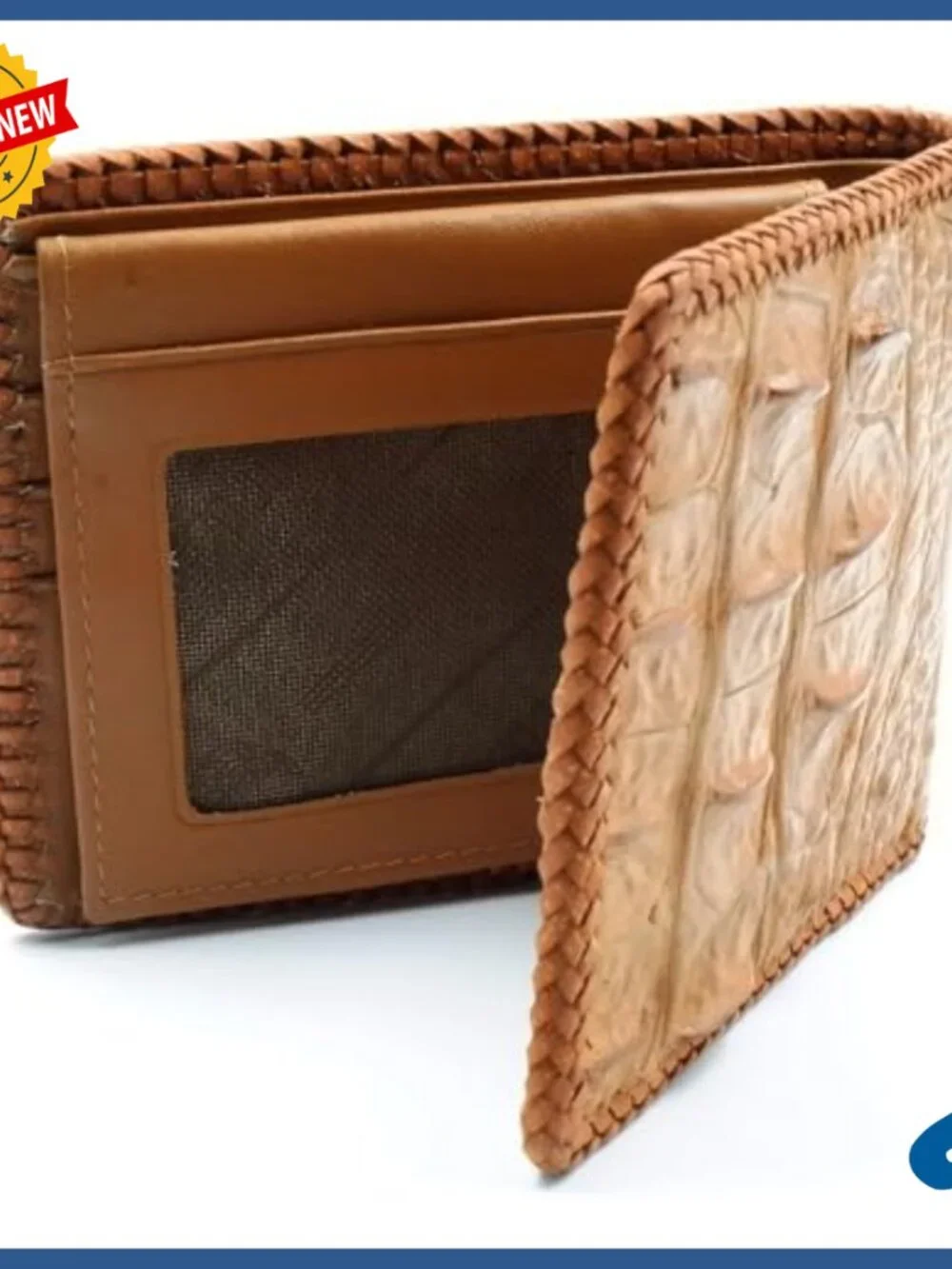 Slim Bi-fold Genuine Leather Wallet with 14 Pockets for Men